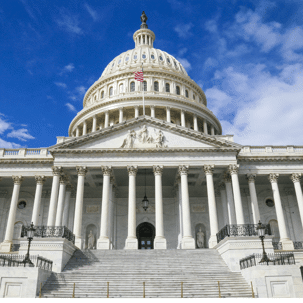 Photograph of building with columns